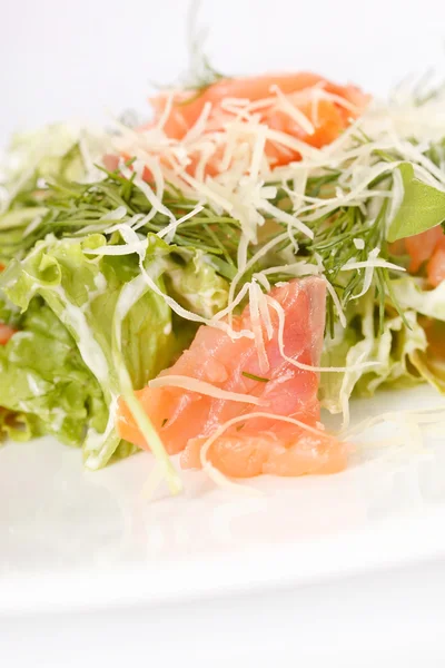 Salada de salmão — Fotografia de Stock