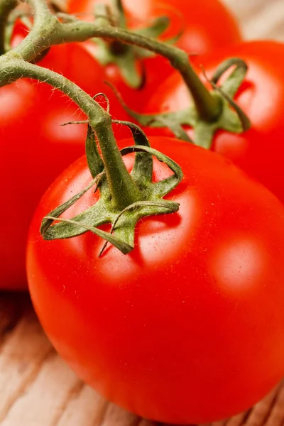 Tomatoes on the plate — Stock Photo, Image