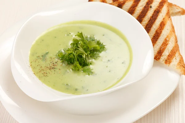 stock image Spinach soup