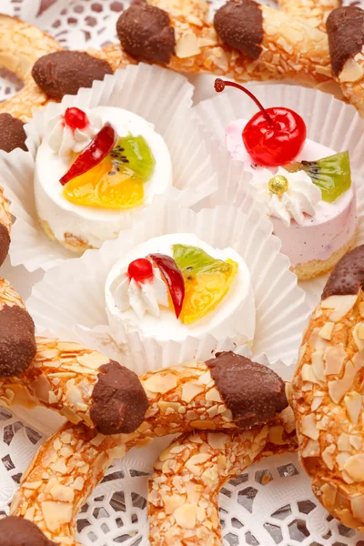 Different kinds of dessert — Stockfoto