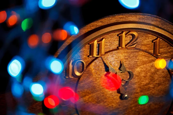 Fünf Minuten bis zum neuen Jahr — Stockfoto
