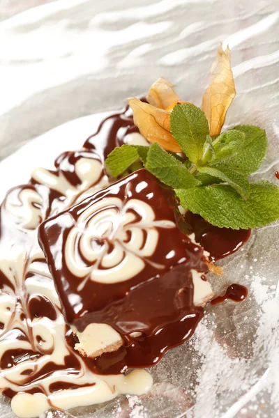 Sernik czekoladowy — Zdjęcie stockowe