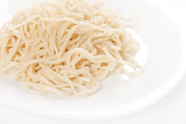 Plate of noodles — Stock Photo, Image