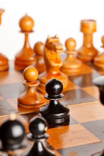 stock image Wooden chess