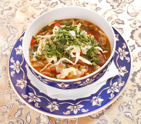 stock image Fresh vegetable soup