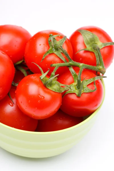 Tomatoes in the dish — Stock Photo, Image