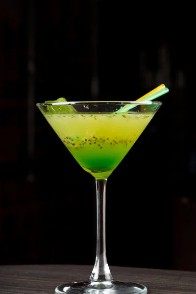 Koktejl s kiwi — Stock fotografie