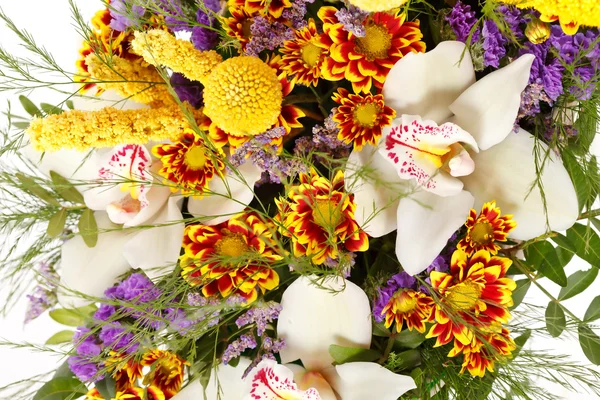 Όμορφα λουλούδια στο καλάθι — Φωτογραφία Αρχείου