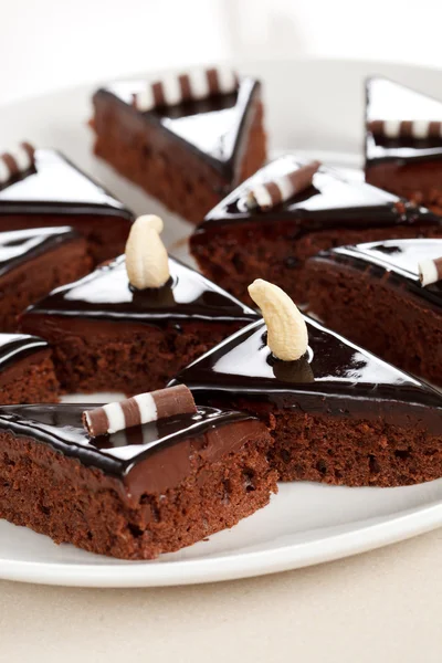 Pastelaria de chocolate — Fotografia de Stock