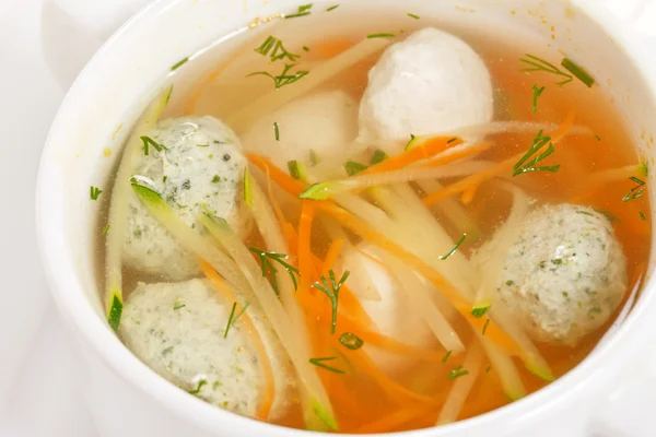 Soup with meatballs — Stock Image Soup with meatballs Stock Photo