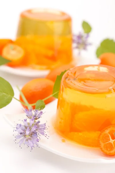 Orange jelly — Stock Photo, Image