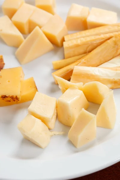 Plate of cheese — Stock Photo, Image