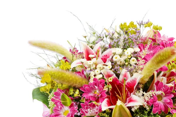 Strauß bunter Blumen — Stockfoto
