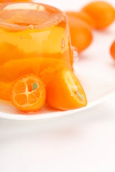 Pomarańczowa galaretka — Zdjęcie stockowe