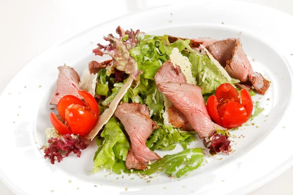 Salad with meat — Stock Photo, Image