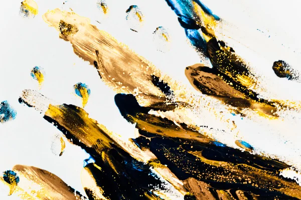 Kleurrijke olieverf palet — Stockfoto