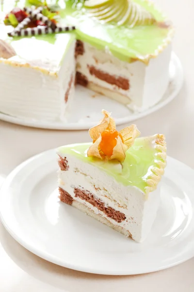 Tårta med pistasch — Stockfoto