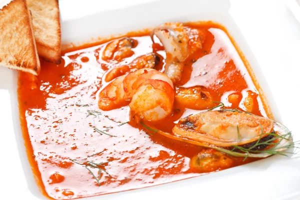 Sup seafood — Stok Foto