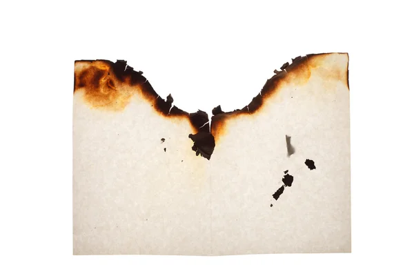 Vypálit díru v papíru — Stock fotografie