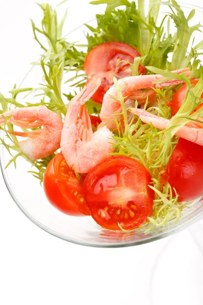 Prawn salad — Stock Photo, Image