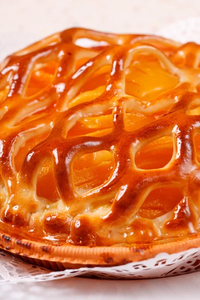 Torta de damasco assada — Fotografia de Stock