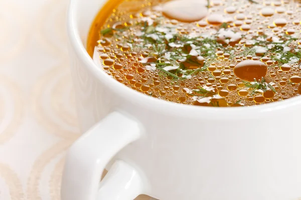 Zupa z świeżych warzyw — Zdjęcie stockowe