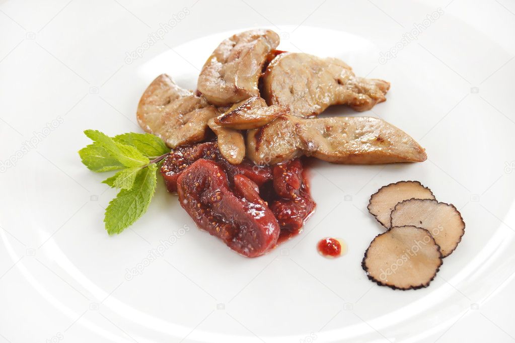 Foie gras with truffle