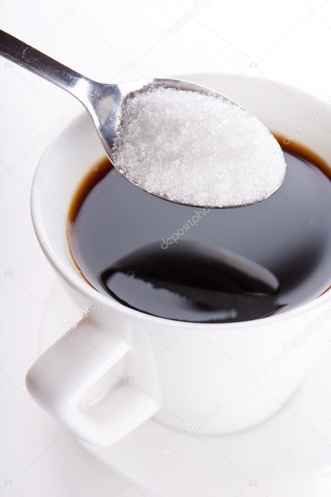 Coffee with sugar