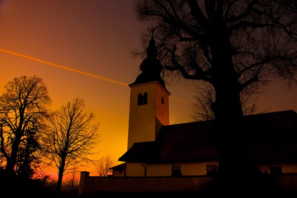 stock image Church at dusk