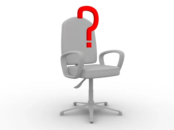 Kto siedzieć na tym krześle? — Zdjęcie stockowe