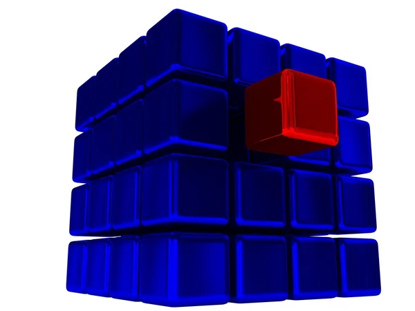Дизайн від кубів — стокове фото