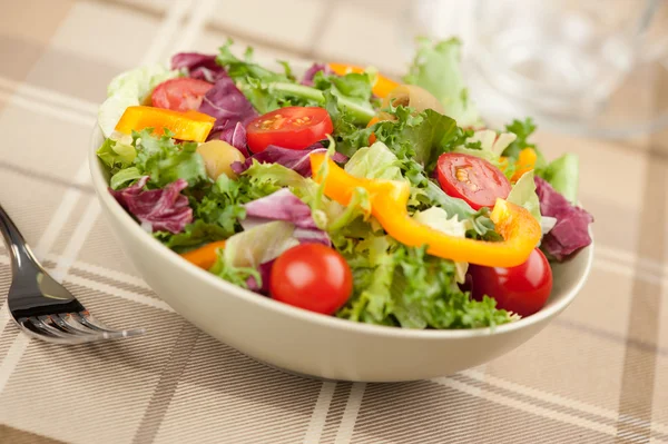 Salat mit gesundem Gemüse — Stockfoto