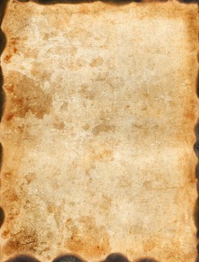 Vintage burnt paper background clipart