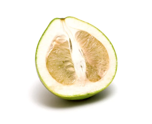 Pomelo cítricos sobre un fondo blanco — Foto de Stock