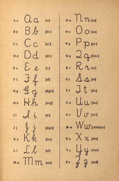 Παλιό βιβλίο με αρχαία γραμματοσειρά — Φωτογραφία Αρχείου