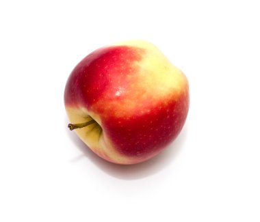 An apple isolated on a white background clipart