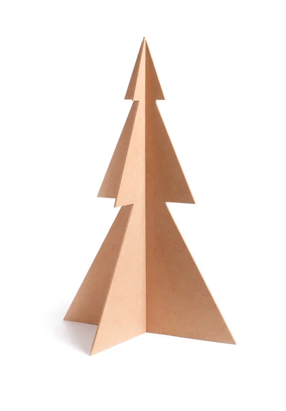 木制圣诞树 — 图库照片