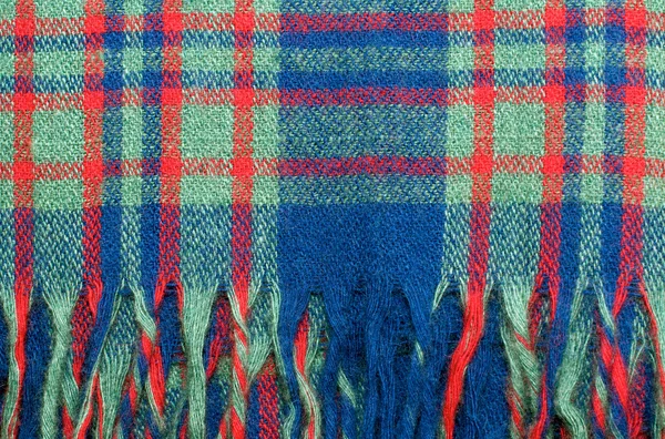 Textilie textura vzorovaný pléd jako pozadí — Stock fotografie