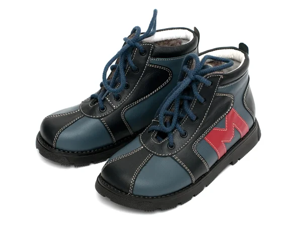 Dětská zimní obuv — Stock fotografie