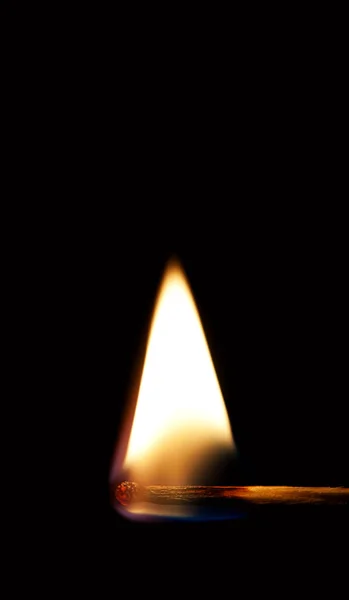 Burning match — Stock Photo, Image