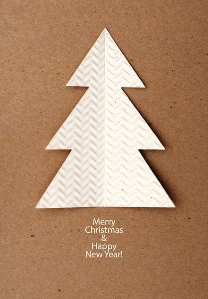 Χριστουγεννιάτικο δέντρο έκανε; χαρτί — Φωτογραφία Αρχείου