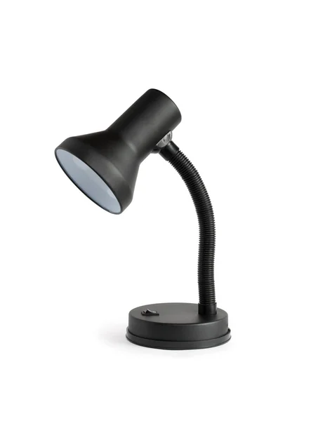 Schwarze Schreibtischlampe — Stockfoto