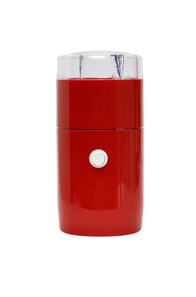 Red Coffee Grinder — Stock Photo, Image