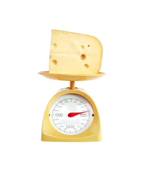 Cheese Weighing — Stock Photo, Image