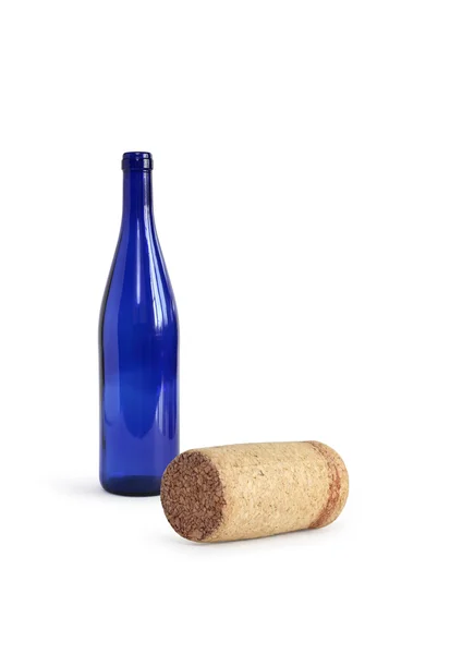 Kork och flaska — Stockfoto