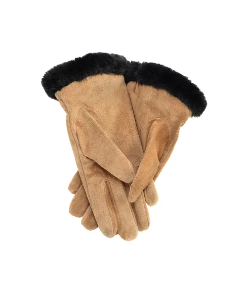 女性冬季手套 — 图库照片
