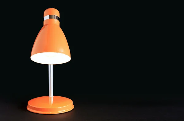 Glowing Lamp On Dark — Stockfoto