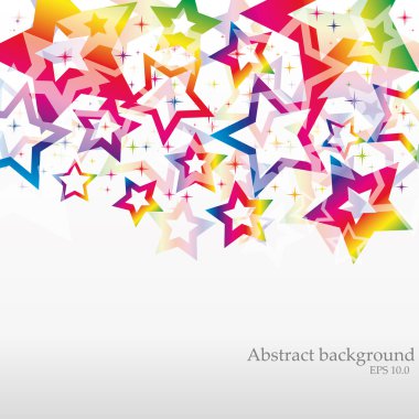 Rainbow background clipart