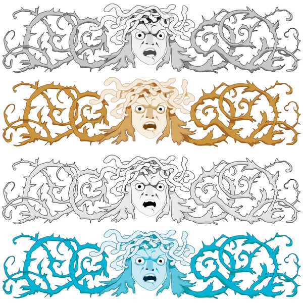 Gorgone de Méduse — Image vectorielle