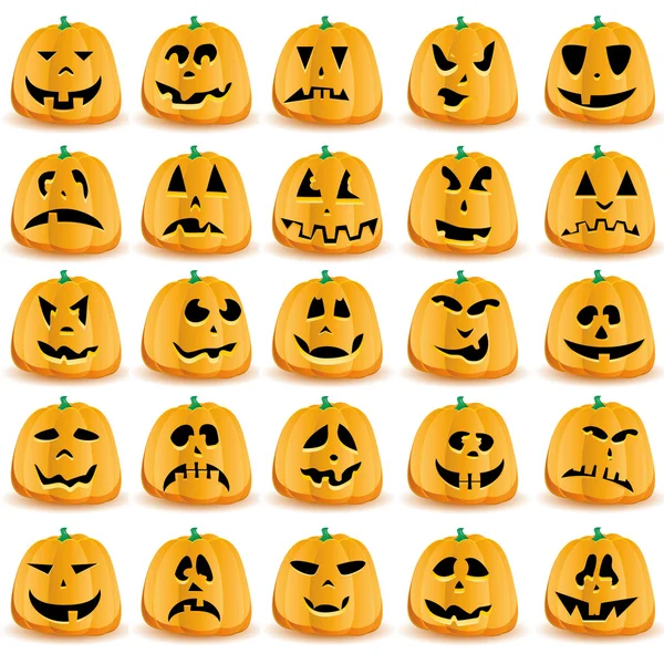 Calabazas de Halloween — Archivo Imágenes Vectoriales